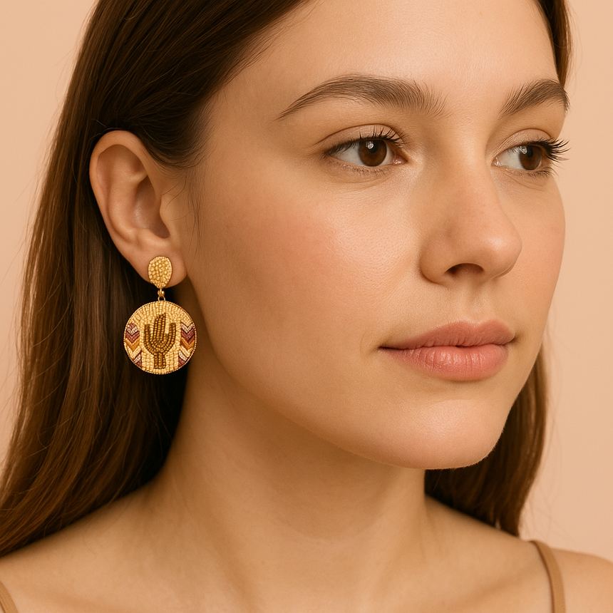 Cactus Chic Beads | Earrings
