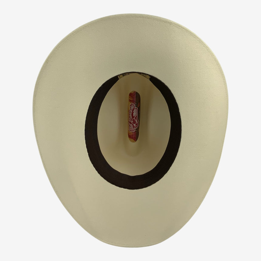 Kids Cream Shantung Western — Ventilated Crown, Concho Band | Hats
