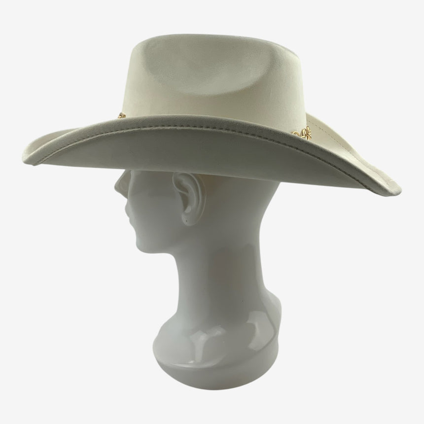 Western Cowboy Hat in Felt with Turquoise Concho Band | Hats