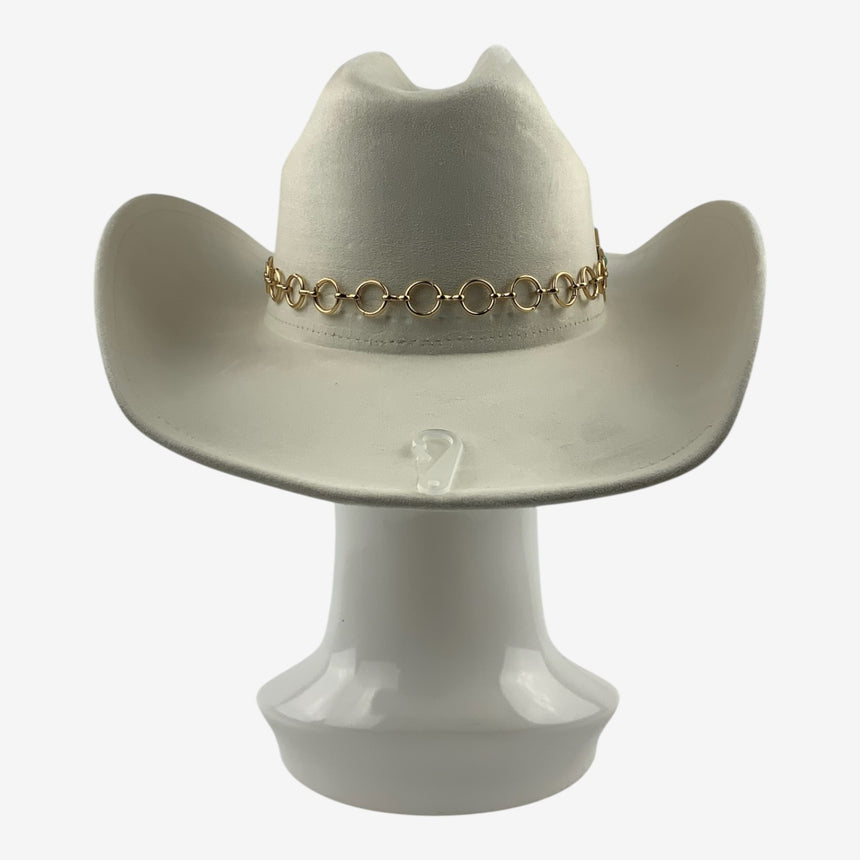 Western Cowboy Hat in Felt with Turquoise Concho Band | Hats