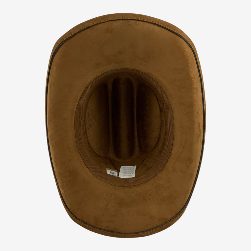 Western Cowboy Hat — Faux Suede, Braided Band | Hats