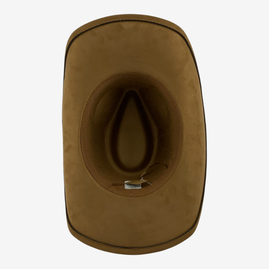 Faux Suede Cowboy Hat with Western Star Concho Band | Hats