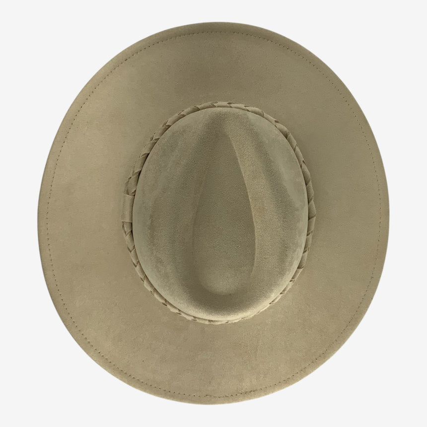 Western Cowboy Hat — Faux Suede, Braided Band | Hats