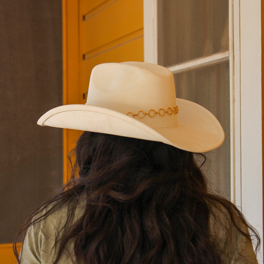 Western Cowboy Hat in Felt with Turquoise Concho Band | Hats