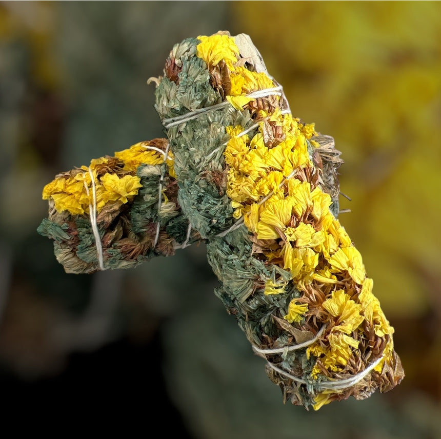Green and Yellow Limonium | Sage