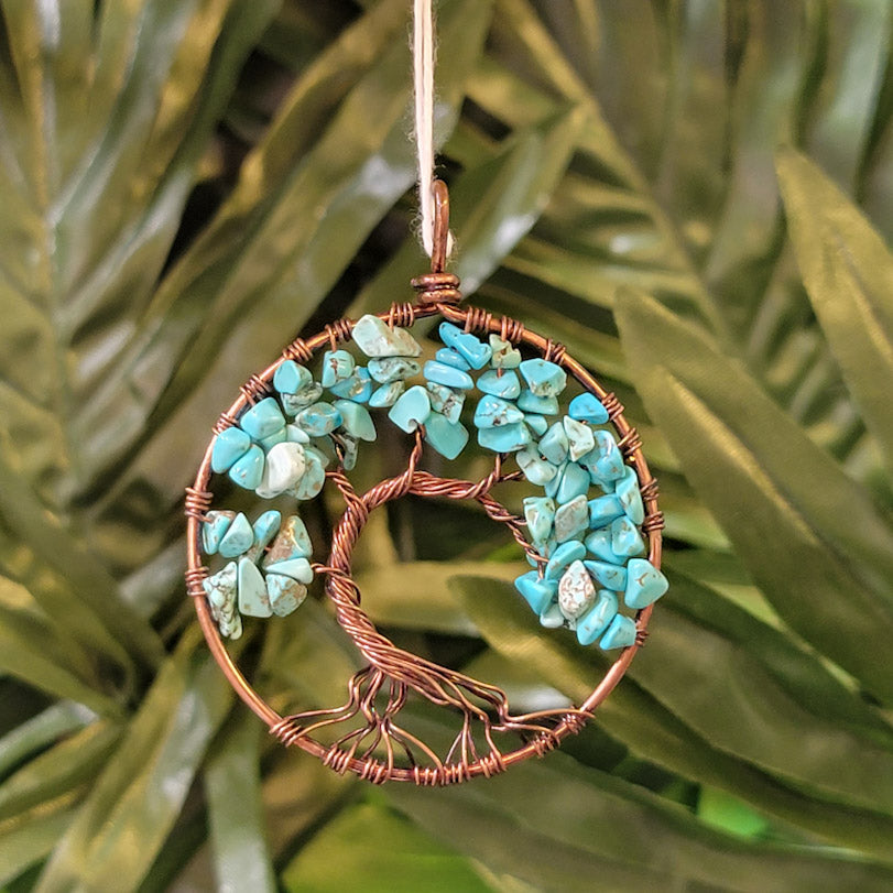 Arbol de la Vida Gemstone |  Collares