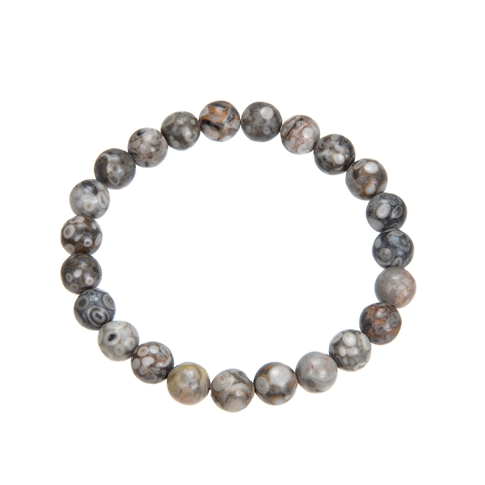 Sesame Jasper (Dark Kiwi)| Bracelet