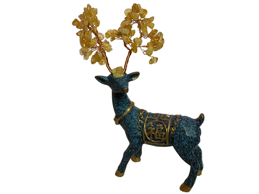 Standing Deer with Tree | Home Decor
