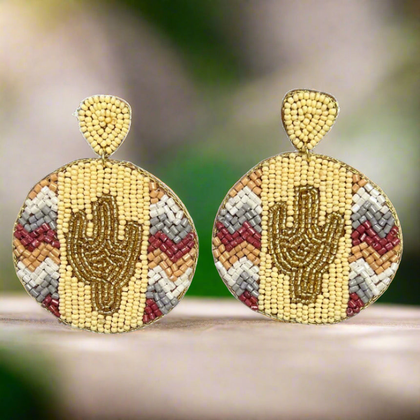 Cactus Chic Beads | Earrings