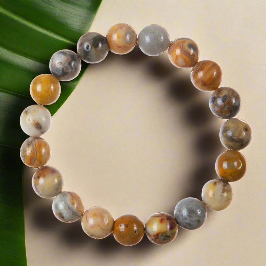 Crazy Lace Yellow Agate | Bracelet