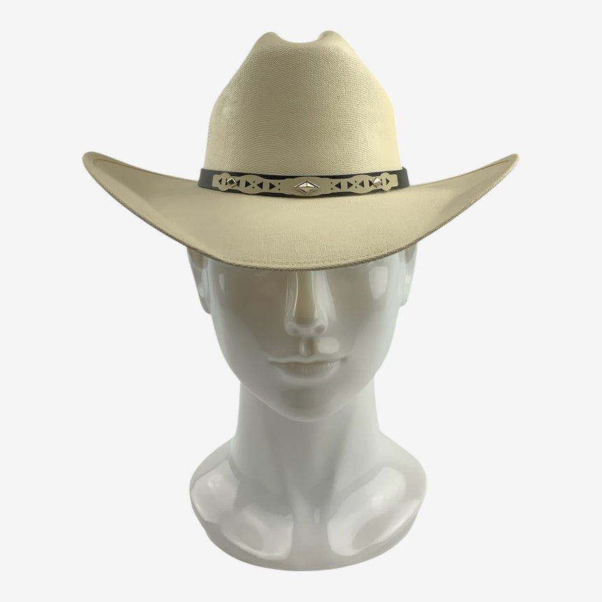 Kids Cream Shantung Western — Ventilated Crown, Concho Band | Hats