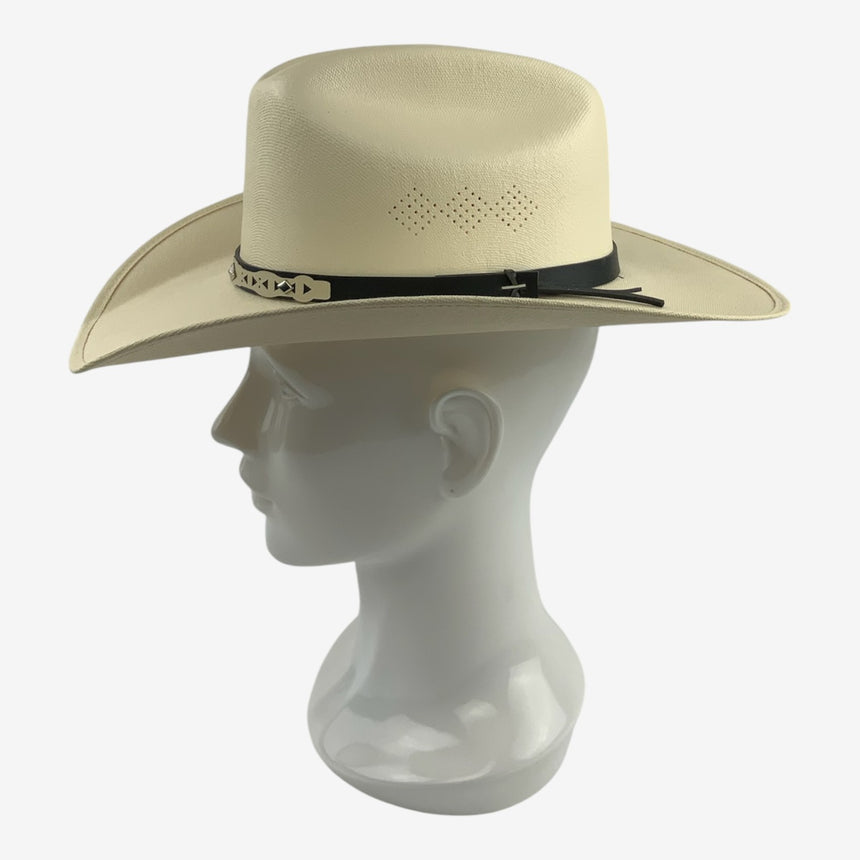 Kids Cream Shantung Western — Ventilated Crown, Concho Band | Hats